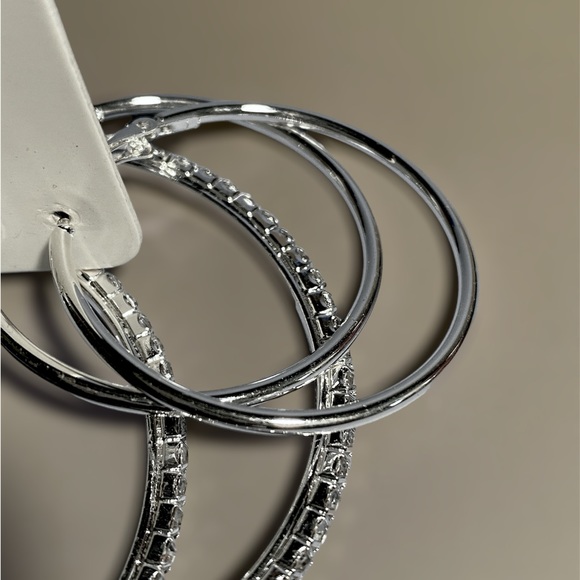Lovisa 3 Pair Sterling Silver Hoop Earrings - Picture 4 of 7